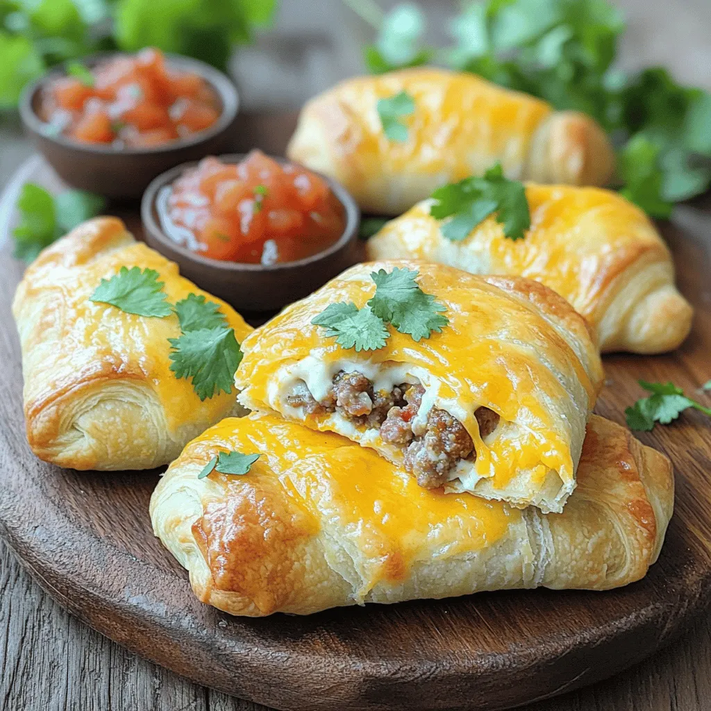 Rotel Sausage &#038; Cream Cheese Crescents Delightful Appetizer