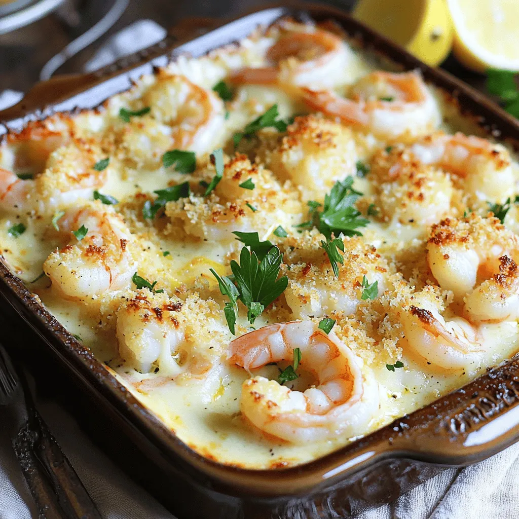 Delicious Garlic Shrimp Gratin Recipe for Easy Cooking