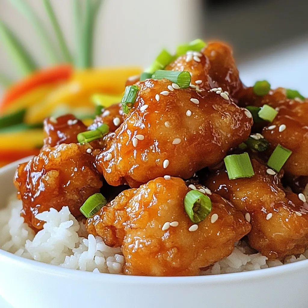 Easy Orange Chicken Savory and Quick Meal Delight