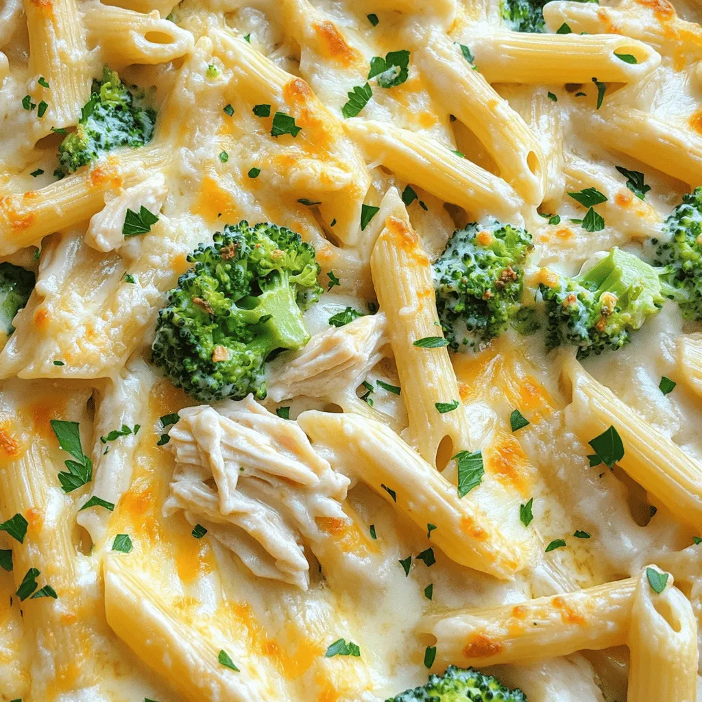 Chicken Alfredo Pasta Casserole Flavorful Family Dish