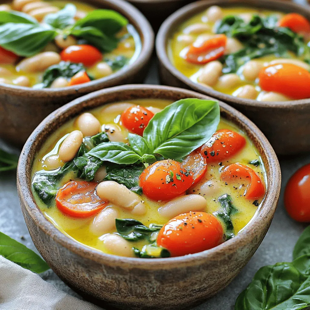 Creamy Tuscan White Bean Skillet Flavorful Dinner Treat