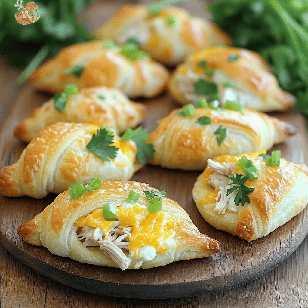 Savory Chicken Stuffed Crescent Rolls for Dinner