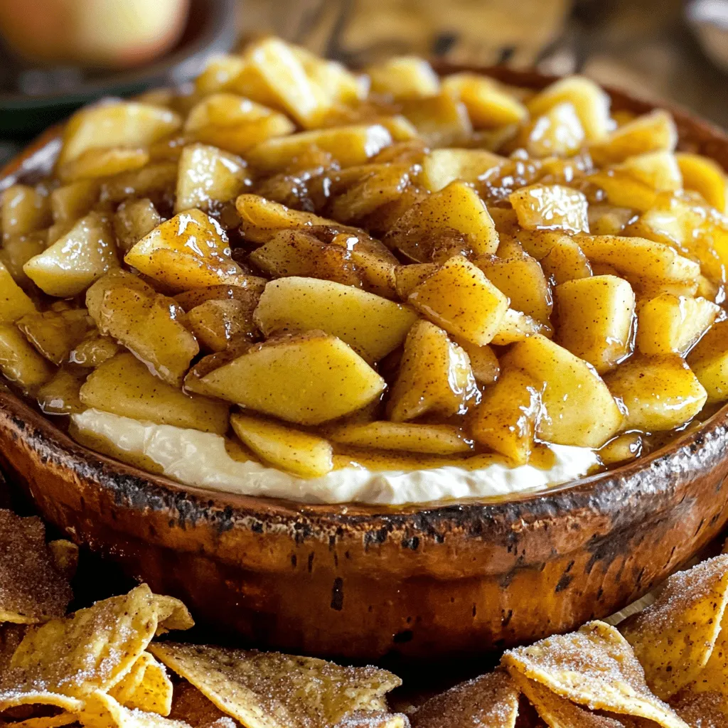 Delicious Apple Pie Dip with Cinnamon Chips Recipe