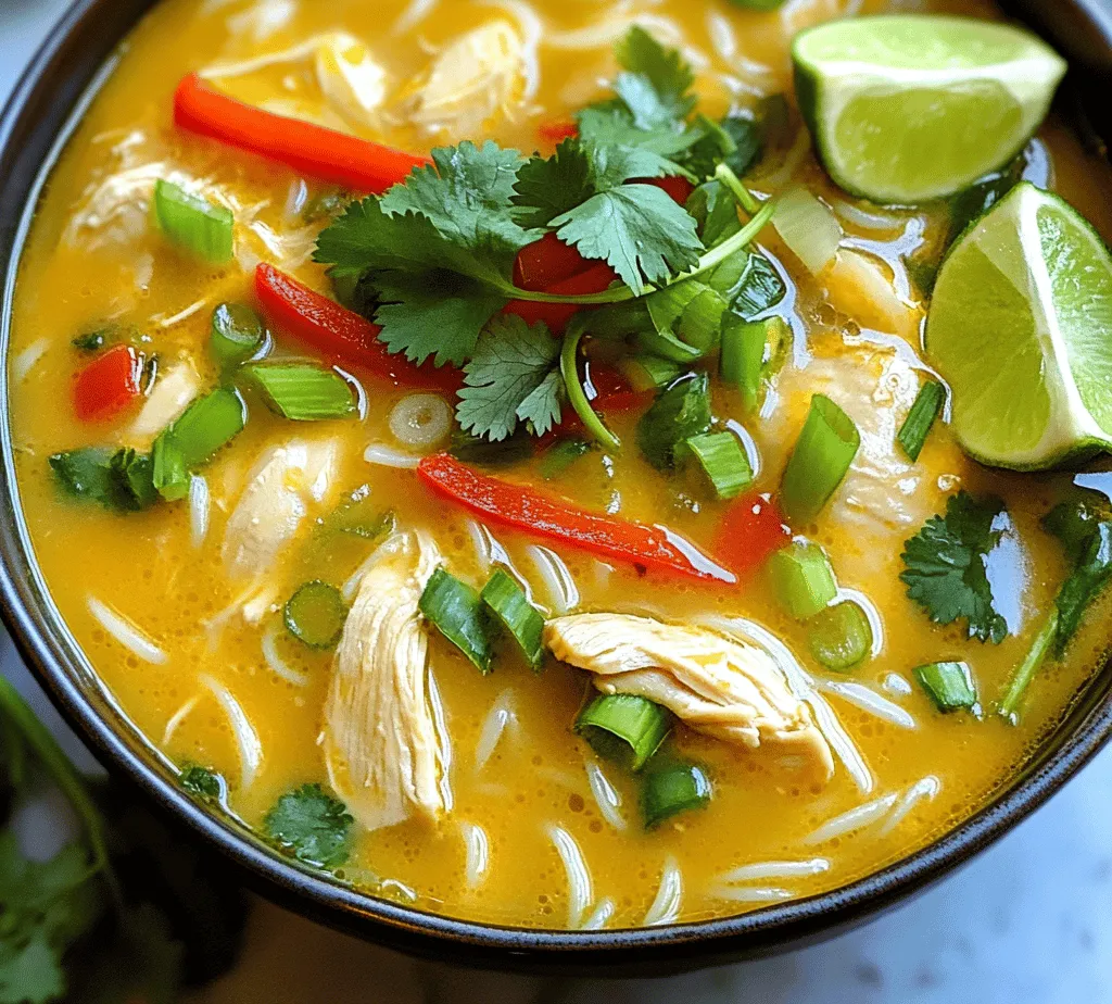 Thai cuisine has garnered immense popularity worldwide for its vibrant flavors, aromatic spices, and harmonious balance of sweet, sour, salty, and spicy elements. It has become a favorite for food enthusiasts who appreciate the rich culinary traditions and fresh ingredients that characterize this Southeast Asian cuisine. One dish that exemplifies the essence of Thai cooking is the Thai Chicken Noodle Soup. This comforting bowl of goodness combines the heartiness of chicken with the lightness of broth, making it a perfect meal for any occasion, whether you