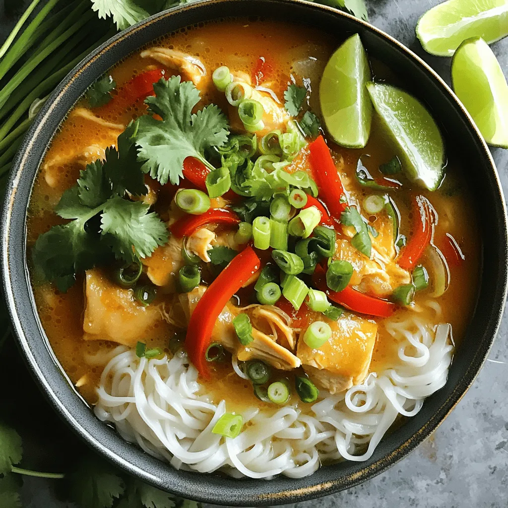 Thai Chicken Noodle Soup: A Comforting Bowl of Flavor