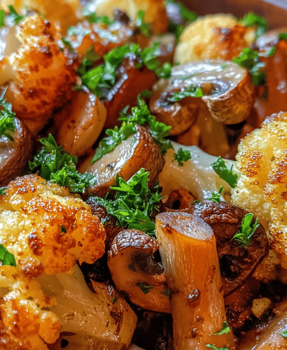 As the culinary world increasingly embraces plant-based diets, the popularity of vegetable-centric side dishes has soared. Gone are the days when vegetables were merely an afterthought on the dinner plate; today, they take center stage, celebrated for their vibrant flavors and numerous health benefits. One such dish that perfectly embodies this trend is Garlicy Roasted Cauliflower & Mushrooms. This dish not only showcases the natural deliciousness of its ingredients but also serves as a versatile addition to any meal, whether it