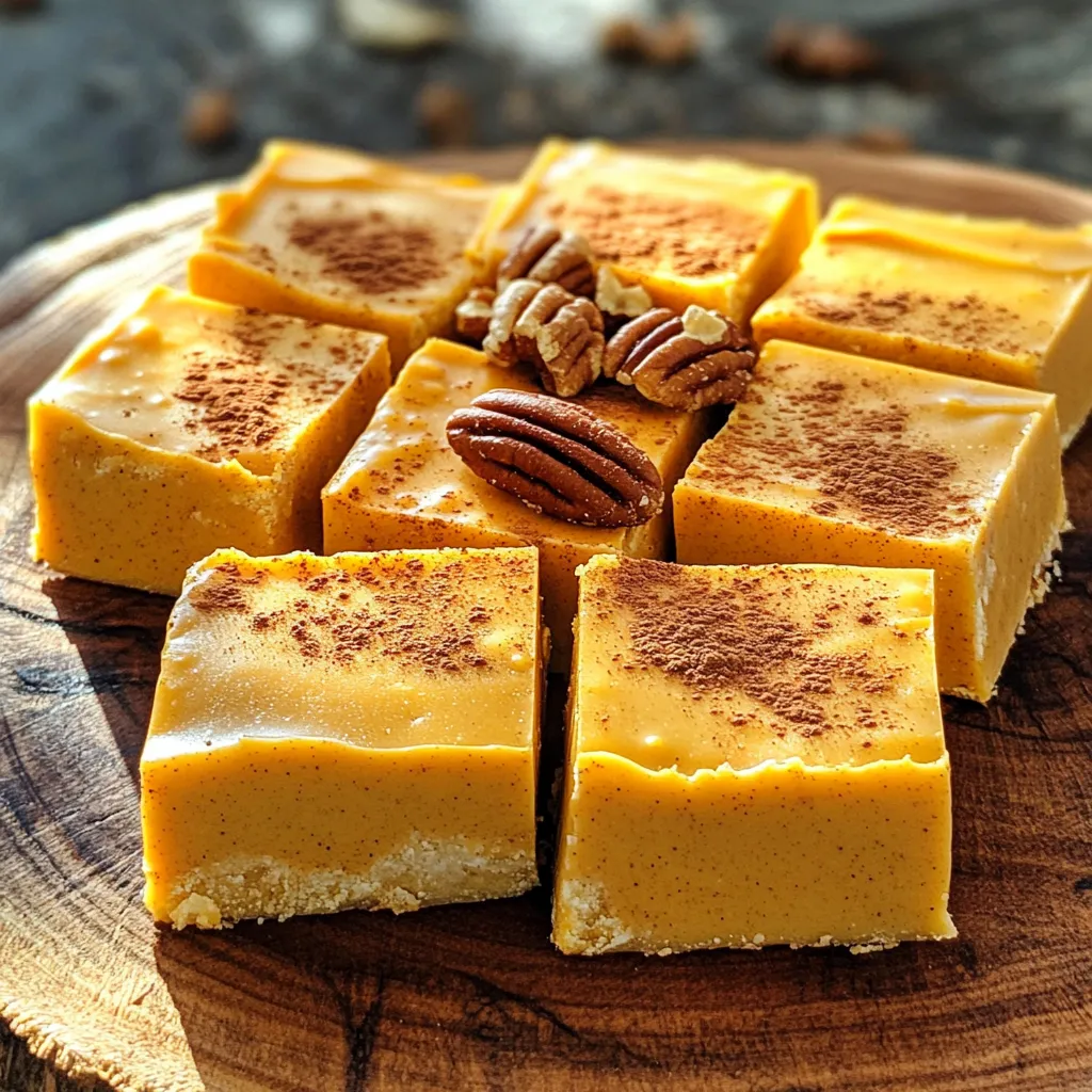 White Chocolate Pumpkin Fudge Irresistible Fall Treat