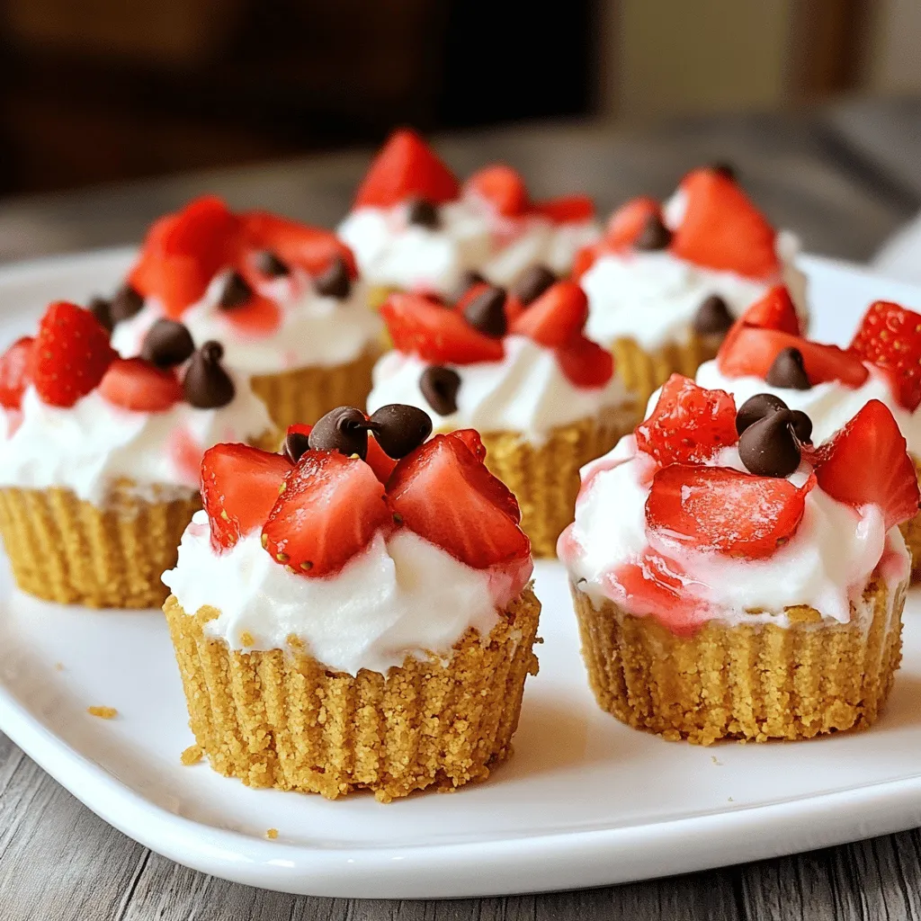 Strawberry cheesecake crunch bites are small, tasty treats. They mix sweet cream cheese with fresh strawberries. The bites have a crunchy crust made from graham crackers. This recipe is perfect for hot summer days. You don