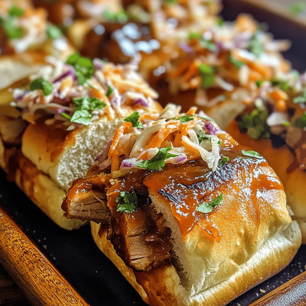 Sticky BBQ Pork Sliders: A Flavorful Journey