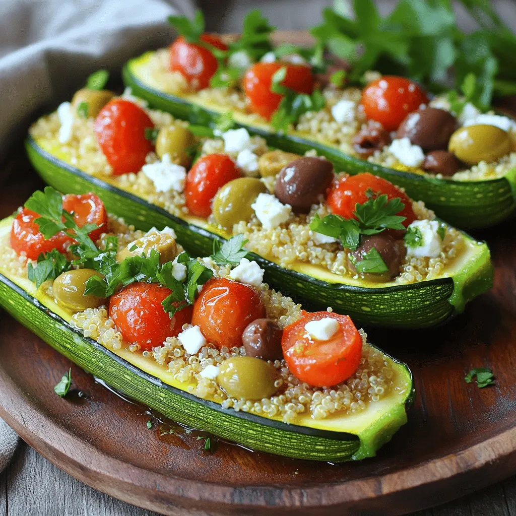 Savory Stuffed Zucchini Boats Easy and Tasty Dish