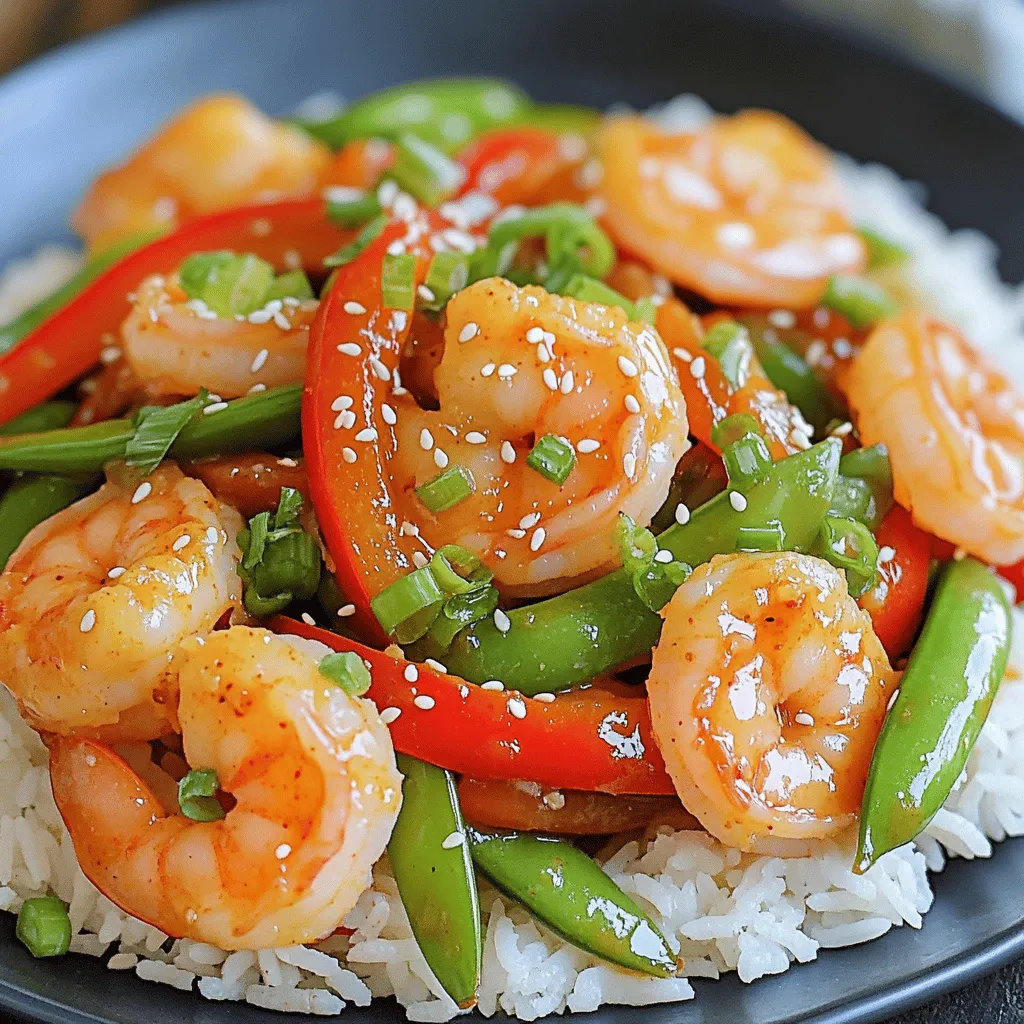 Minute Sweet Chili Garlic Shrimp Stir-Fry Delight