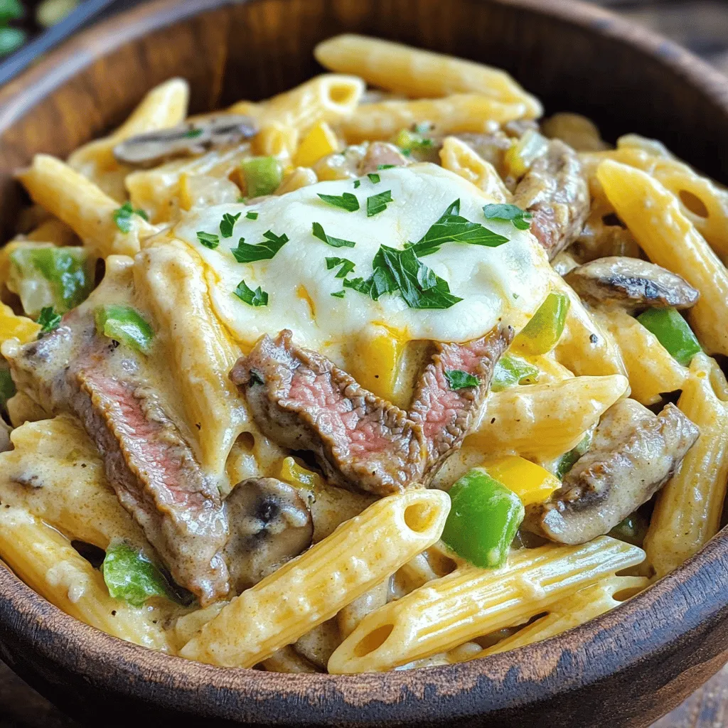 Philly Cheesesteak Pasta: A Delicious Fusion of Flavors