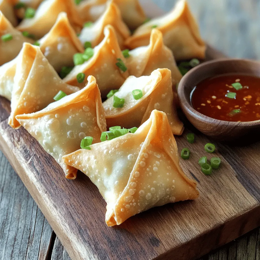Cream Cheese Wontons Tasty Appetizer Recipe Guide