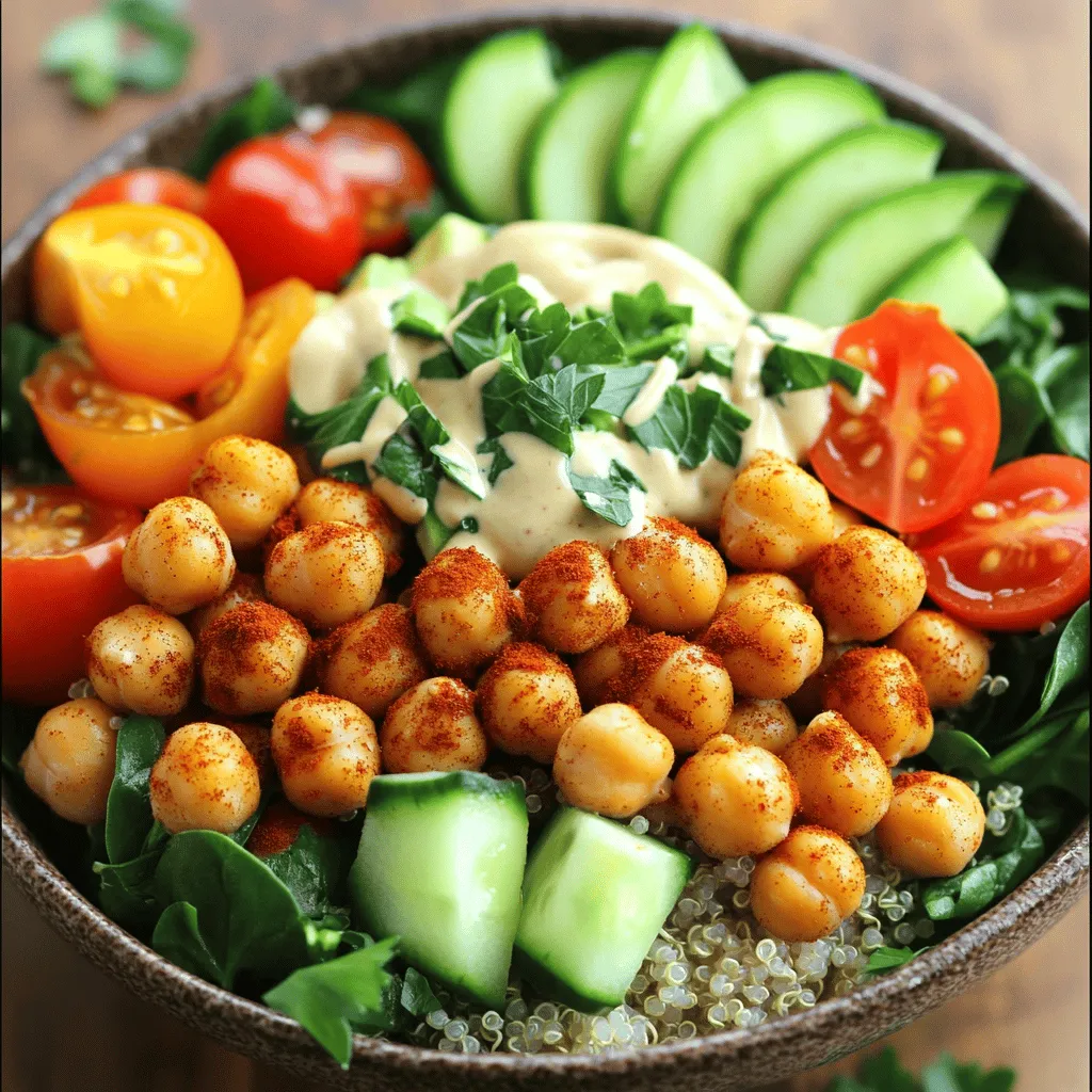 Roasted Chickpea Bowl Packed with Flavorful Goodness