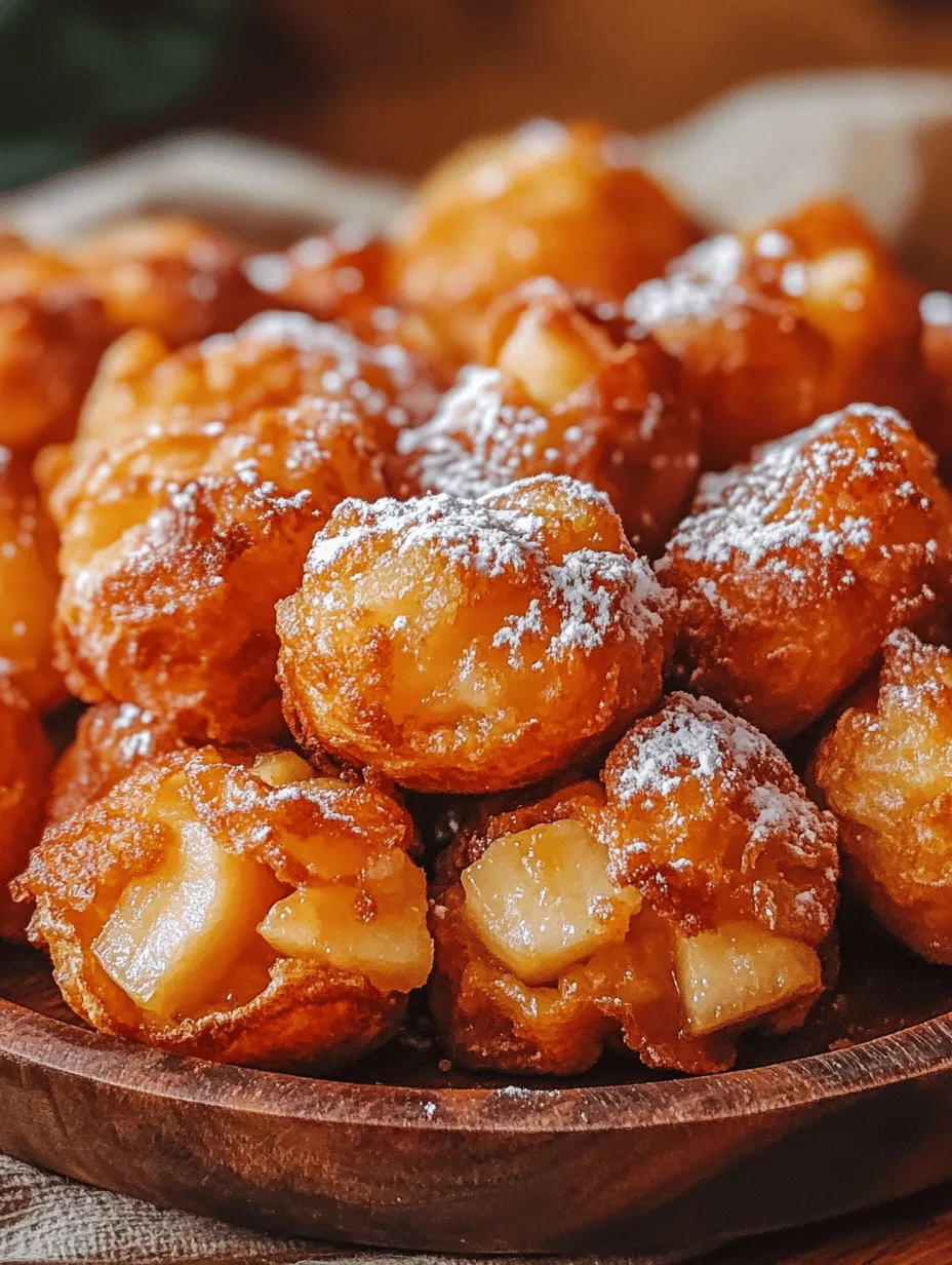 Deliciously Irresistible Apple Fritter Bites