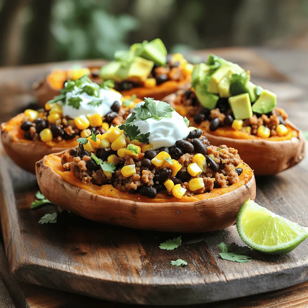 Taco Stuffed Sweet Potatoes Easy and Flavorful Recipe