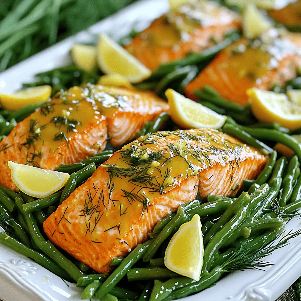 Sheet-Pan Lemon Dill Salmon &#038; Beans Simple Dish
