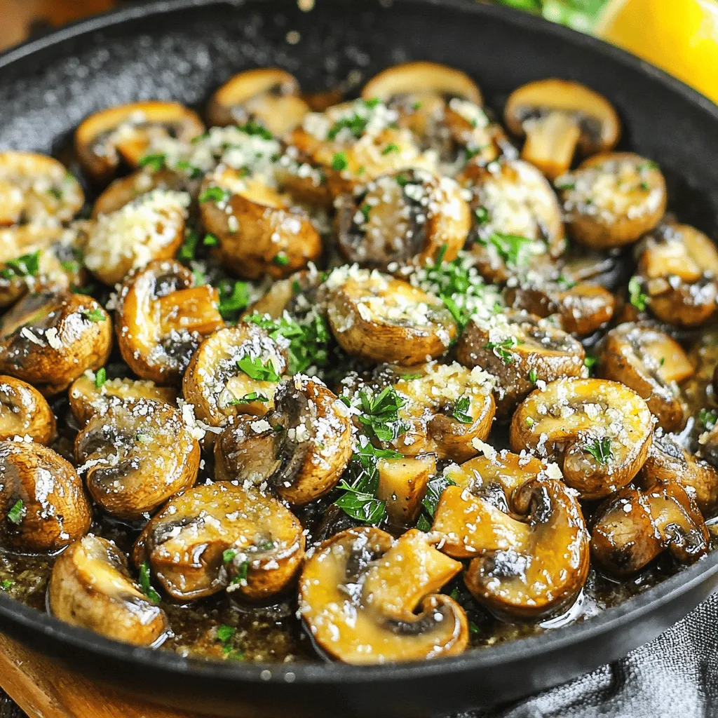 Sizzling Garlic Parmesan Mushrooms Recipe: A Delightful Culinary Experience