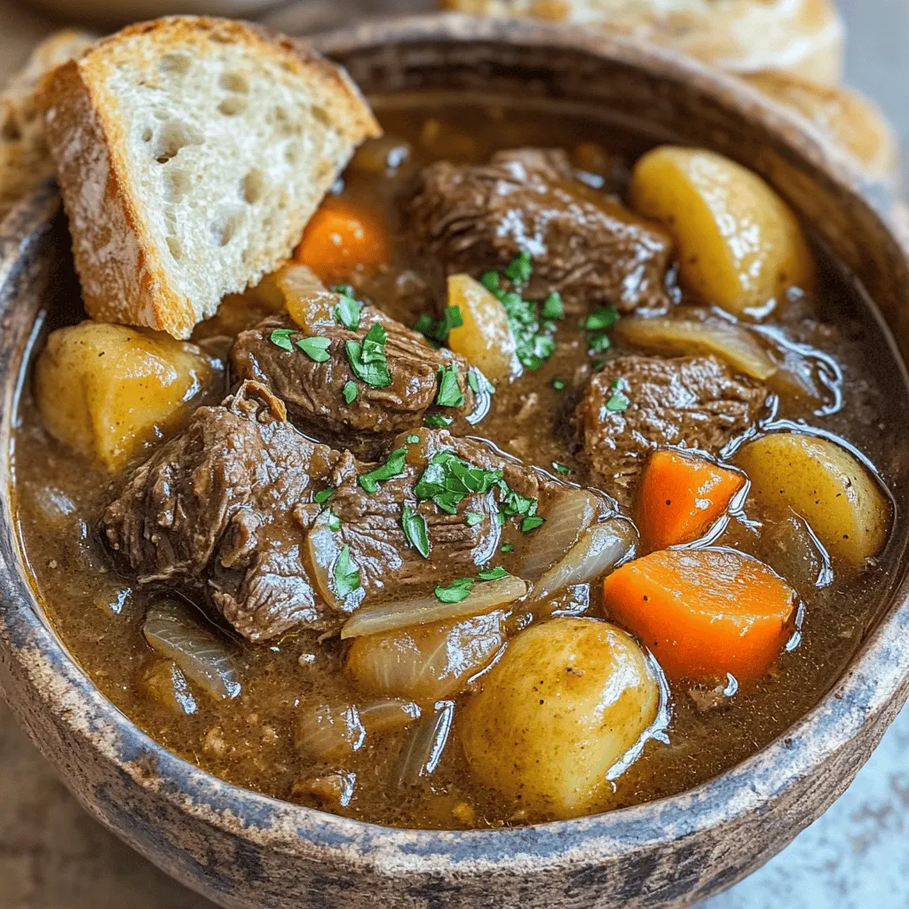 Beef Carbonnade Stew Flavorful and Hearty Recipe