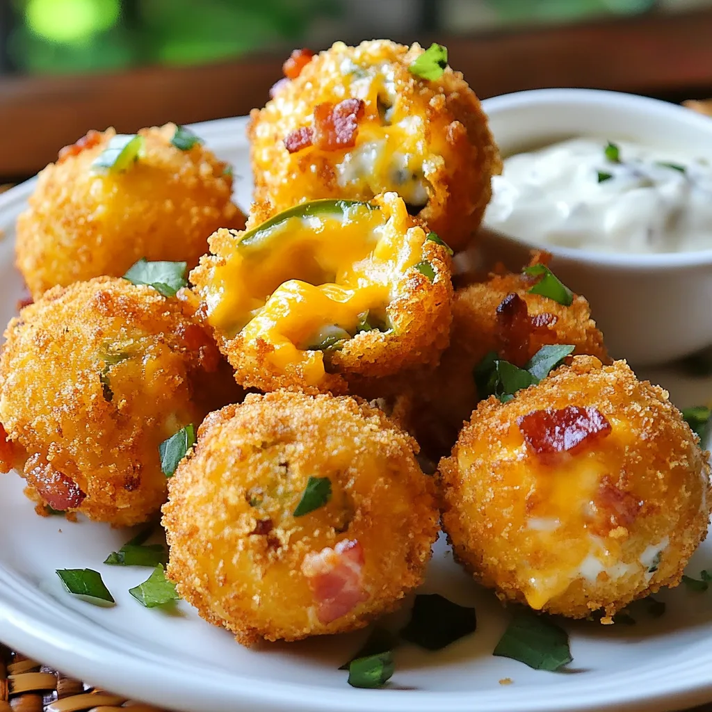 Bacon Jalapeño Popper Cheese Balls: A Flavorful Delight