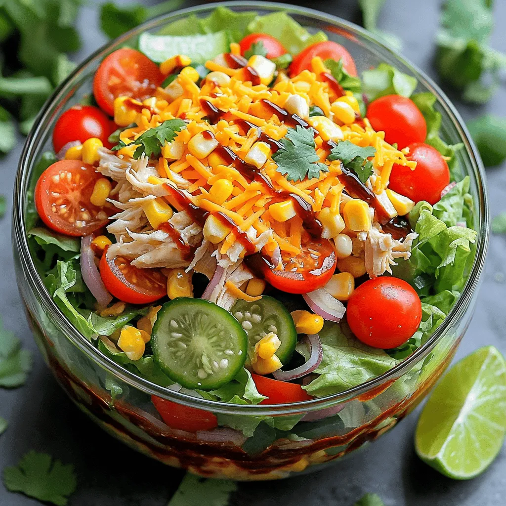 BBQ Ranch Chicken Salad Tasty and Fresh Delight