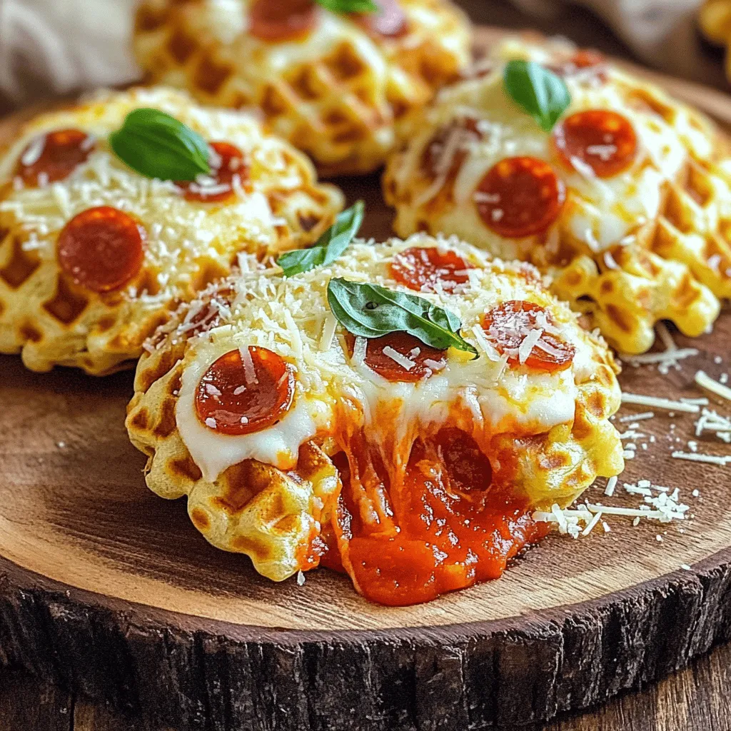 Pizza Stuffed Waffle Snacks Delightful and Easy Treat