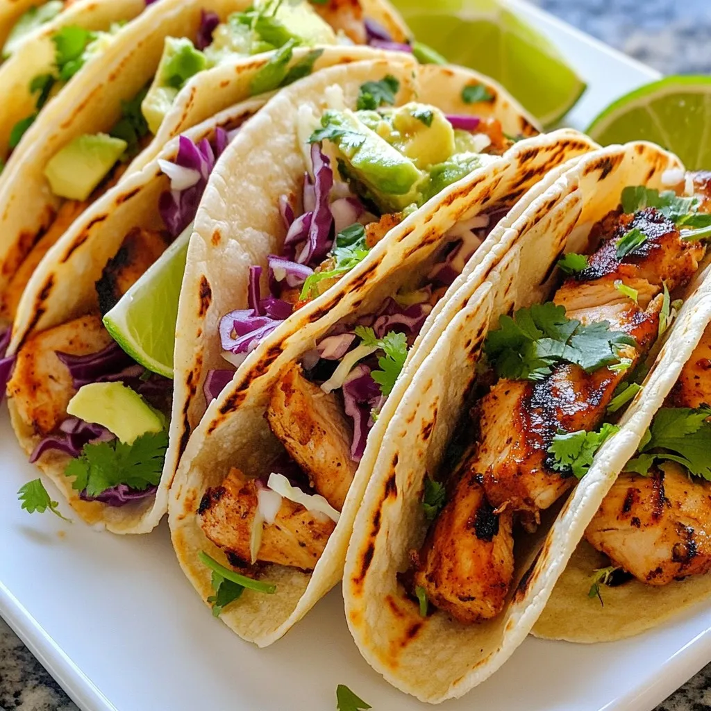 Chili Lime Grilled Chicken Tacos Easy and Flavorful Meal