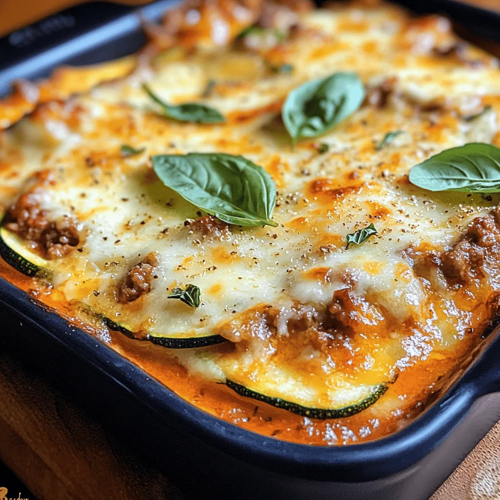 Embracing Healthy Comfort Food with Zucchini Lasagna