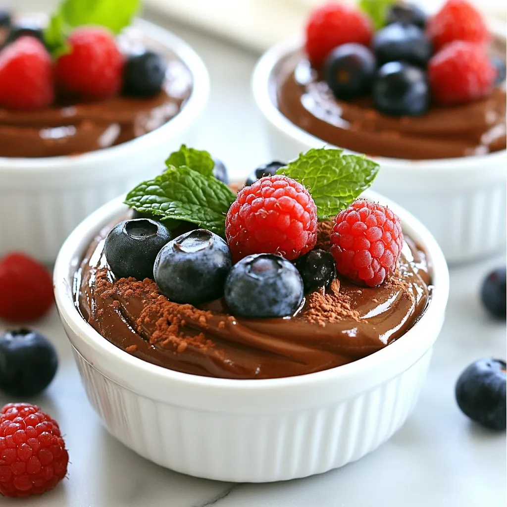 Avocado Chocolate Mousse Creamy and Decadent Treat