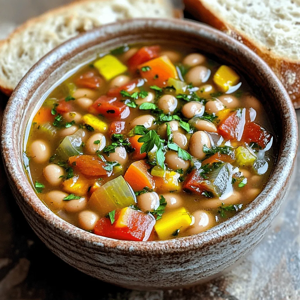 Savory Mediterranean Bean Soup Delight Recipe Guide