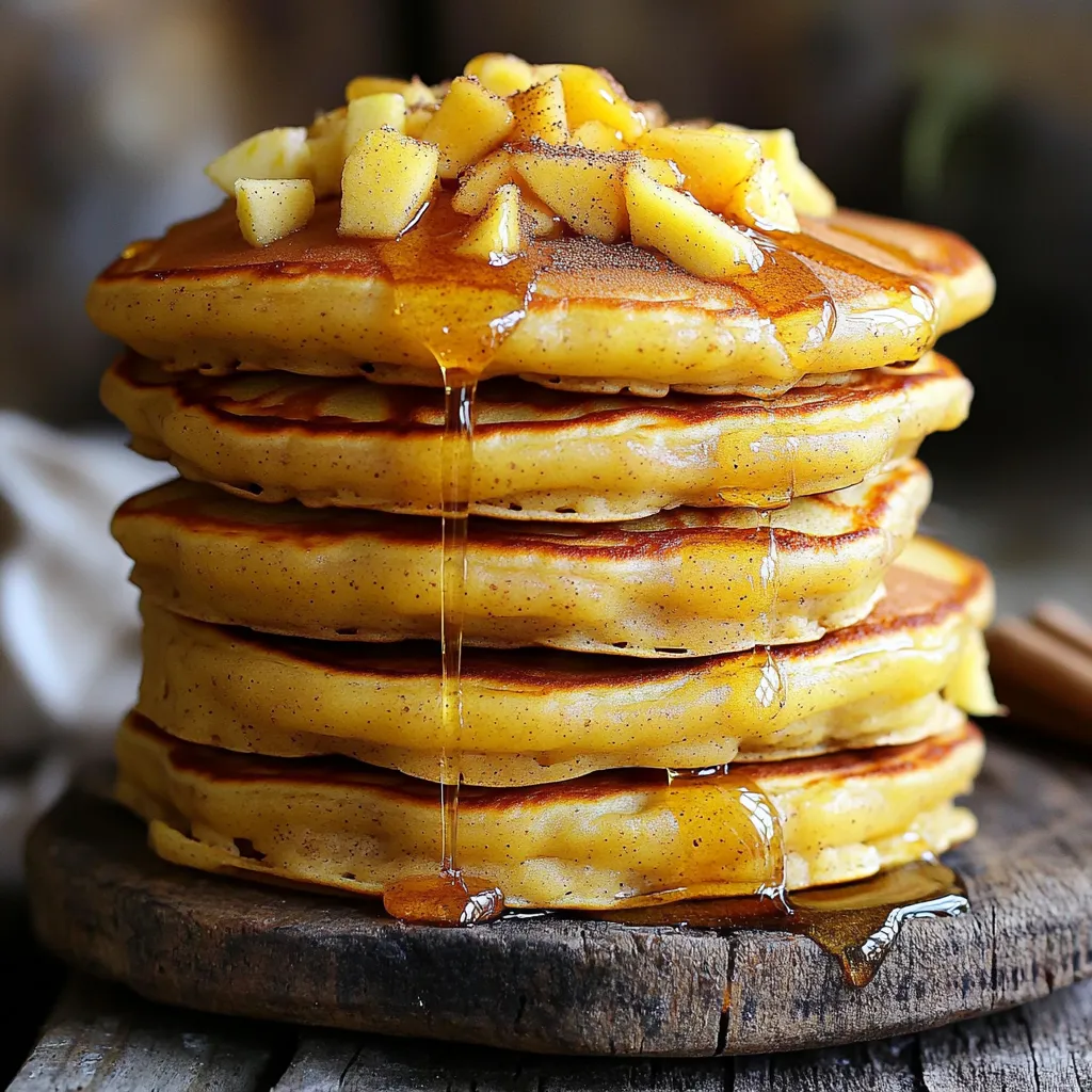 Cottage Cheese Apple Cinnamon Pancakes Protein Boost