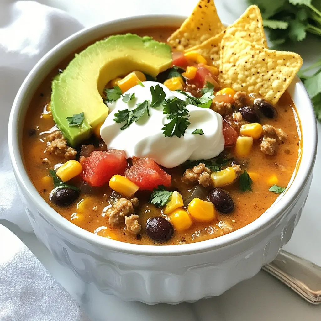 Creamy Taco Soup Rich and Flavorful Meal Idea