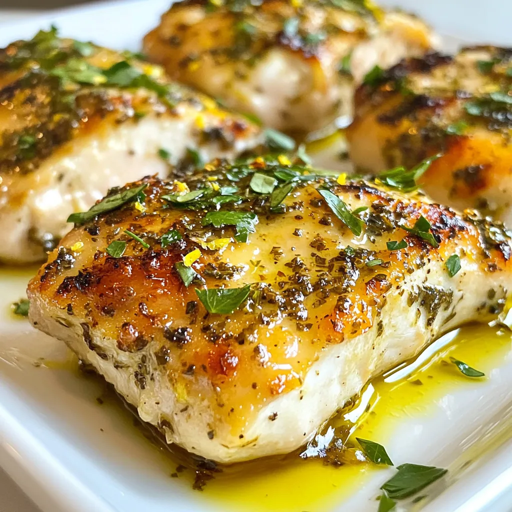 Italian Herb Oven Baked Chicken Breast Simple Recipe