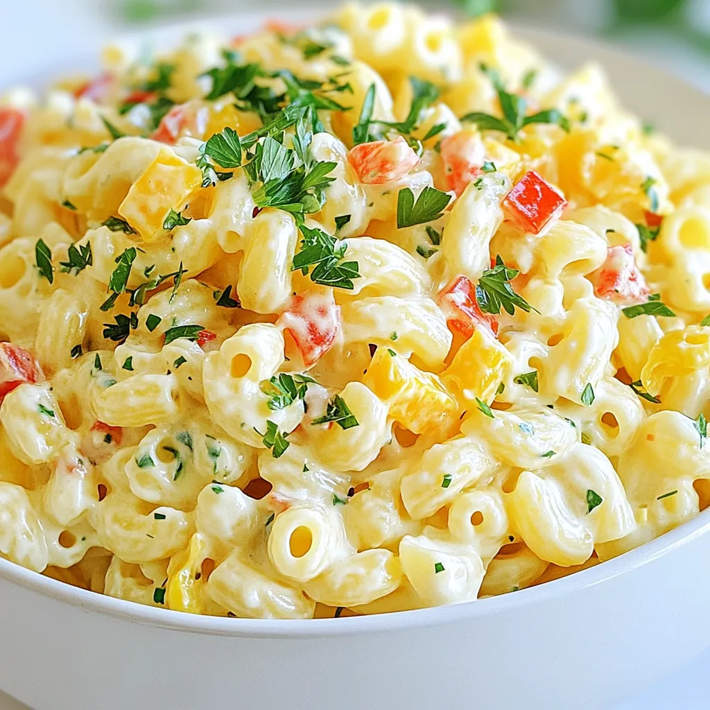 Macaroni Salad Restaurant Style Quick and Tasty Recipe