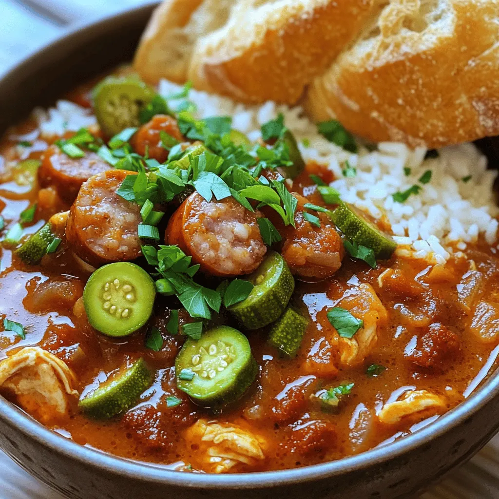 Authentic New Orleans Gumbo Flavorful and Hearty Dish
