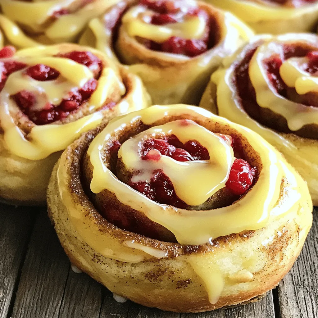 Raspberry Cinnamon Rolls with Lemon Glaze: A Sweet Indulgence