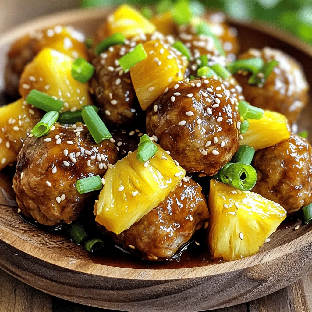 Pineapple Teriyaki Meatballs Flavorful and Easy Recipe