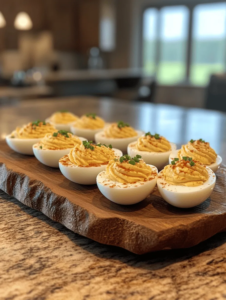Devilish Delight: Classic Deviled Eggs