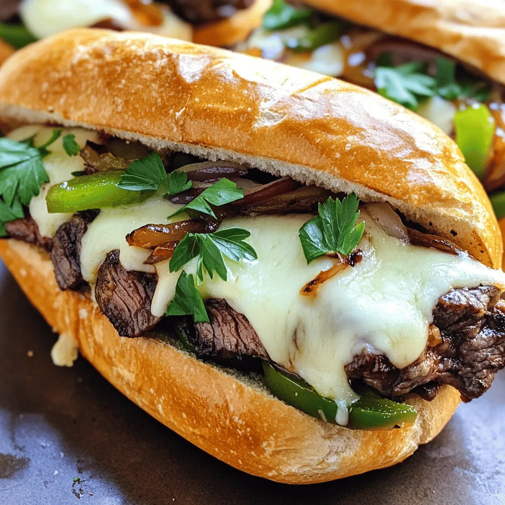 To make a great Steak Bomb Sandwich, you need some key items. Here’s what you will need: - 1 lb flank steak, thinly sliced - 1 tablespoon olive oil - Salt and black pepper to taste - 1 green bell pepper, sliced - 1 red onion, sliced - 2 cloves garlic, minced - 1 tablespoon Worcestershire sauce - 4 hoagie rolls - 1 cup provolone cheese, shredded