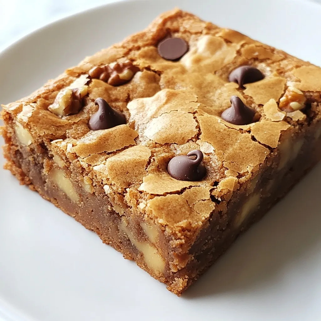 Chewy Brown Butter Blondies Perfectly Delicious Treat