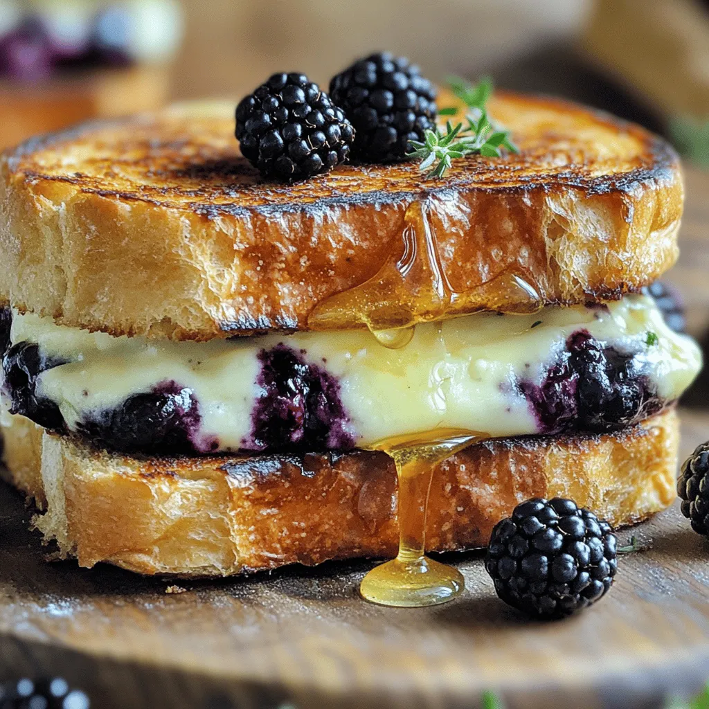Irresistible Blackberry and Brie Grilled Cheese Delight