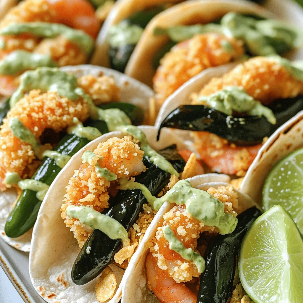 To make crispy shrimp, you need to start with fresh shrimp. I always choose large shrimp, as they hold up well during frying. For this recipe, you