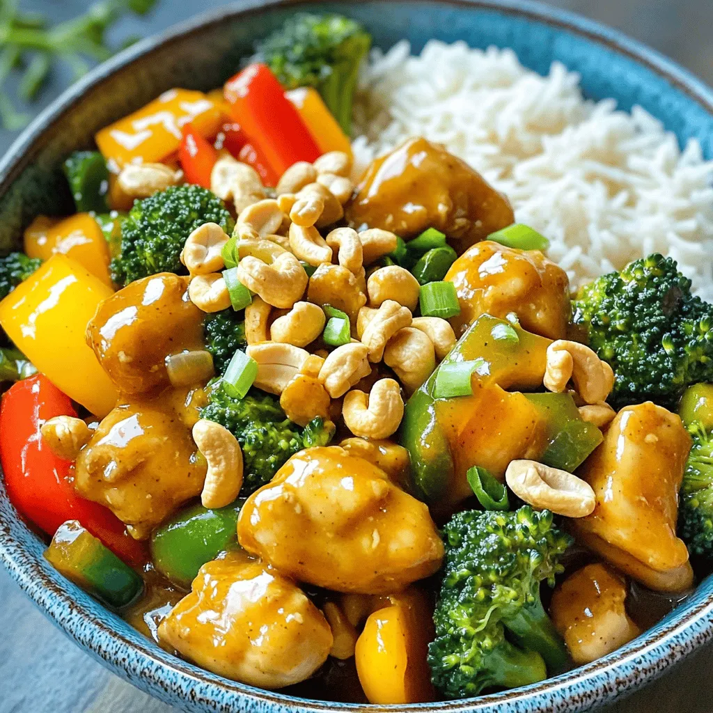 Better-Than-Takeout Cashew Chicken Quick and Easy Meal