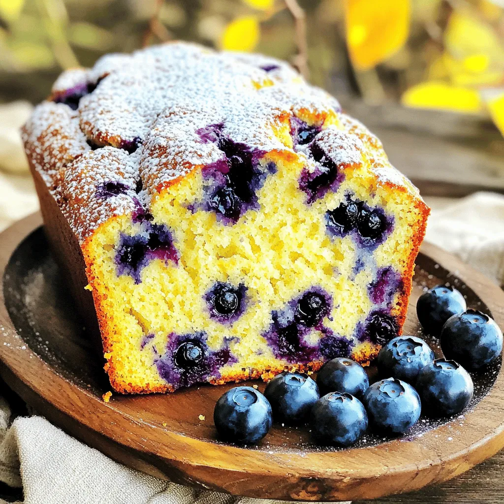 Blueberry Lemon Yogurt Bread Delightful and Simple Recipe