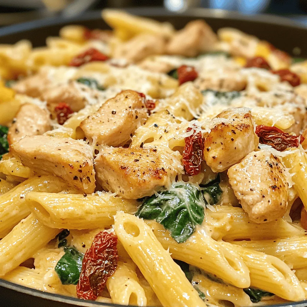 Creamy Sun Dried Tomato Chicken Pasta: A Delightful Culinary Experience