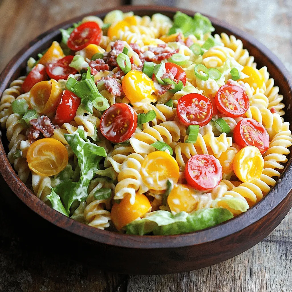 Damn Good BLT Pasta Salad Flavorful and Easy Recipe