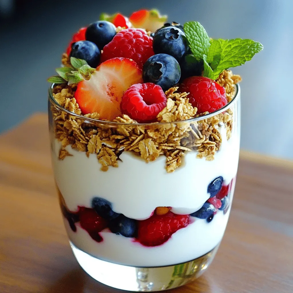 Simple Greek Yogurt Parfait Nourishing and Tasty Treat