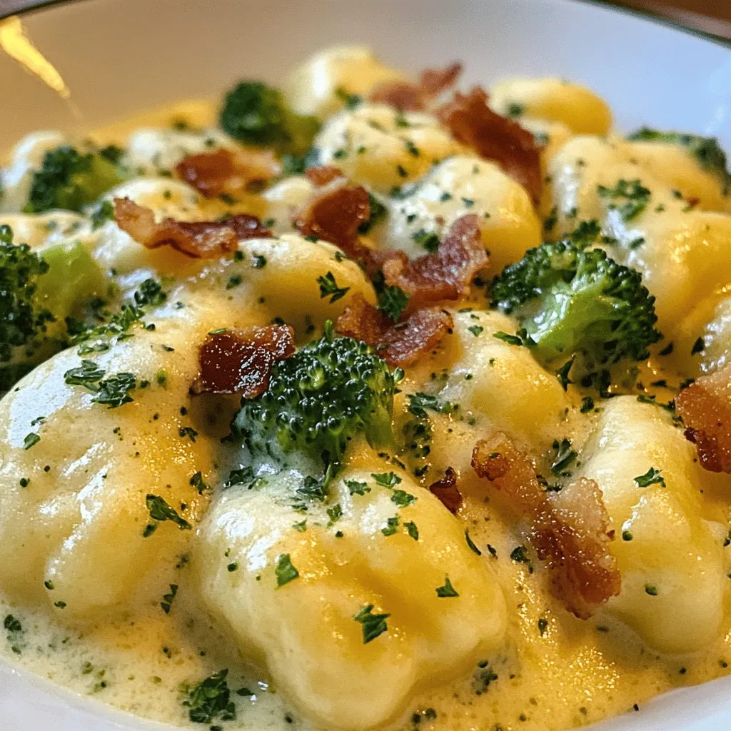 Boursin, Bacon and Broccoli Gnocchi Recipe: A Comforting Delight
