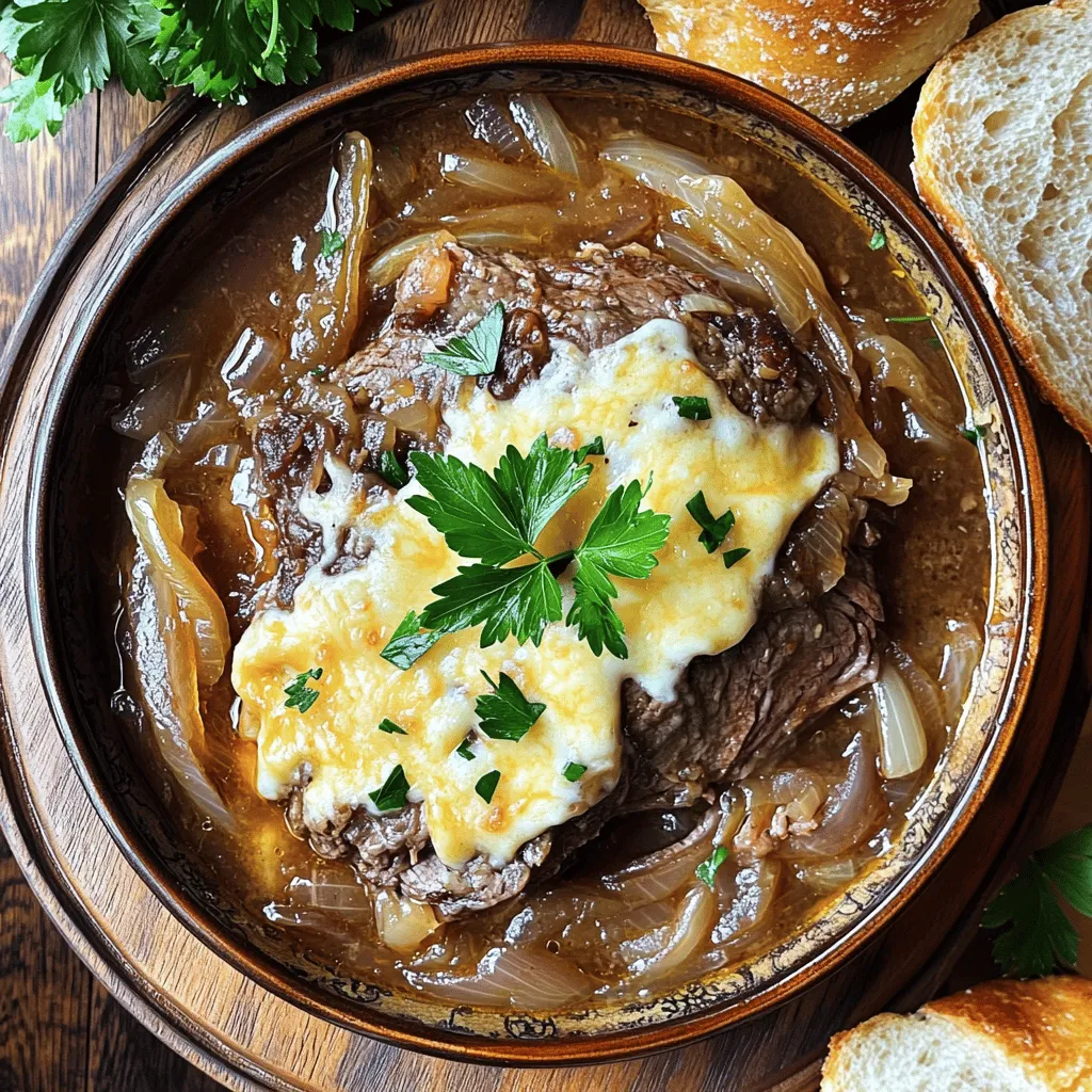 Slow Cooker French Onion Pot Roast Flavor Explosion
