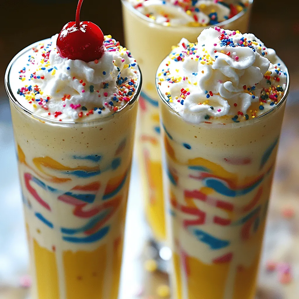 Cake Batter Milkshake Delightful and Fun Recipe